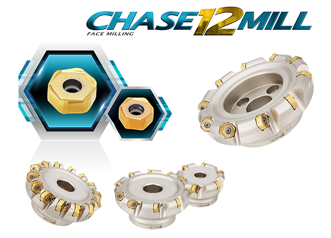 Фрезерные двусторонние пластины Chase12mill с 12 режущими кромками 